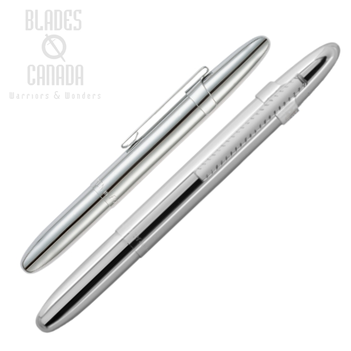 Fisher Space Pen Bullet Pen, Chrome with Clip, FP400CL